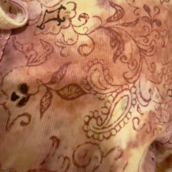 Super soft, boho long-sleeved tee with embroidery, vintage style - Picture 5 of 7